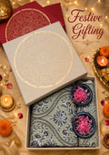 Premium Gift Combo - Bedsheet & Pottery Bowl Set