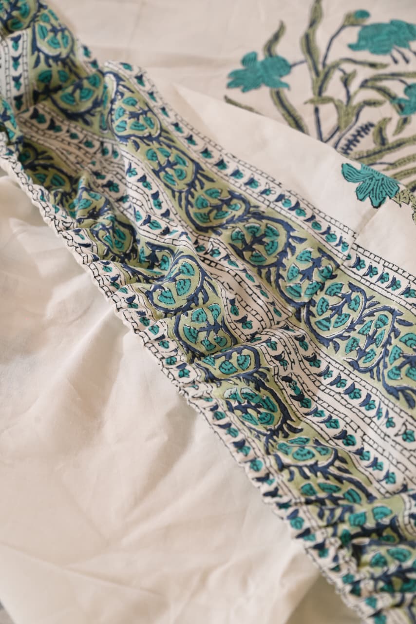 Premium Fitted Bedsheet Set with 2 Pillow Covers - Percale Cotton