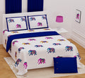 Handwork Katha Bedsheet Set 108 x 108 in - 3 Pcs (Design 0025)