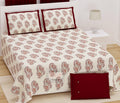 Handwork Katha Bedsheet Set 108 x 108 in - 3 Pcs (Design 0042)