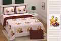 Handwork Katha Bedsheet Set 108 x 108 in - 3 Pcs (Design 0047)
