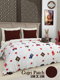 Gujari Patch Bedsheet Set 108 x 108 in - 3 Pcs (Design 0066)