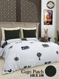 Gujari Patch Bedsheet Set 108 x 108 in - 3 Pcs (Design 0069)