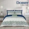 Dobby Bedsheet Set 108 x 108 in - 3 Pcs (Design 0184)