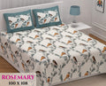 Rosemary Bedsheet Set 100 x 108 in - 3 Pcs (Design 0357)