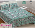 Rosemary Bedsheet Set 100 x 108 in - 3 Pcs (Design 0358)