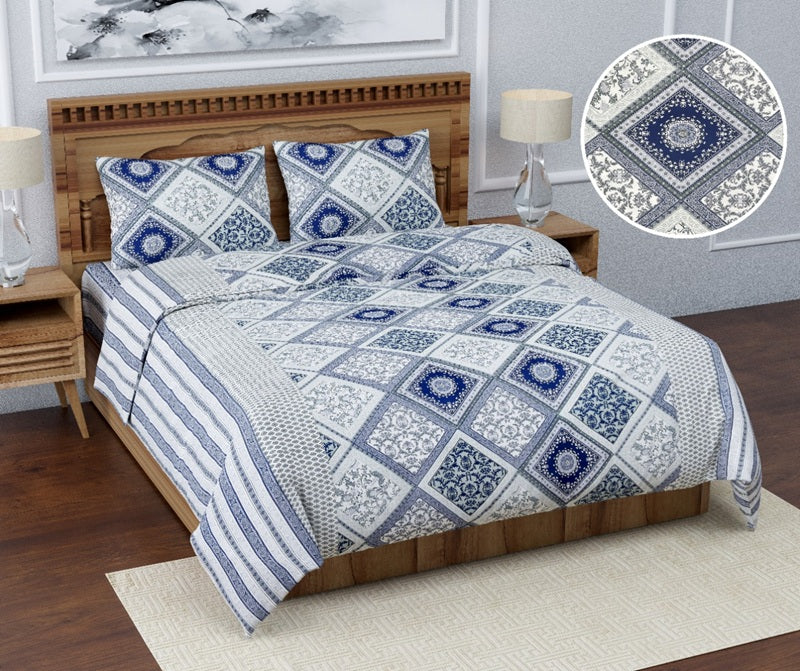 Rozee Bedsheet Set 90 x 108 in - 3 Pcs (Design 0410)
