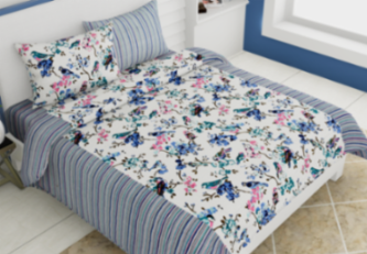 Rozee Bedsheet Set 90 x 108 in - 3 Pcs (Design 0414)