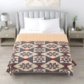 Ajrak Double Dohar Semi 90 x 100 in - 1 Pc (Design 0441)