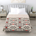 Ajrak Double Dohar Semi 90 x 100 in - 1 Pc (Design 0442)