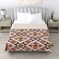 Ajrak Double Dohar Semi 90 x 100 in - 1 Pc (Design 0448)