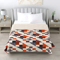 Ajrak Double Dohar Semi 90 x 100 in - 1 Pc (Design 0457)