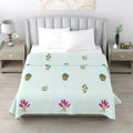 Milky White Double Dohar Semi 90 x 100 in - 1 Pc (Design 0465)
