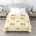 Milky White Double Dohar Semi 90 x 100 in - 1 Pc (Design 0475)