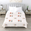 Milky White Double Dohar Semi 90 x 100 in - 1 Pc (Design 0476)