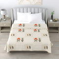 Milky White Double Dohar Semi 90 x 100 in - 1 Pc (Design 0478)
