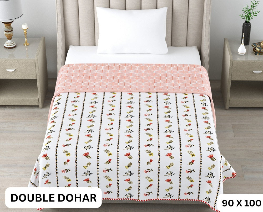 Sweety Double Dohar Semi 90 x 100 in - 1 Pc (Design 0488)