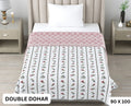 Sweety Double Dohar Semi 90 x 100 in - 1 Pc (Design 0489)