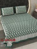 Ecuador Bedsheet Set 90 x 108 in - 3 Pcs (Design 0906)