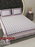 Ecuador Bedsheet Set 90 x 108 in - 3 Pcs (Design 0936)