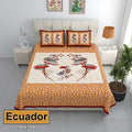 Ecuador Bedsheet Set 90 x 108 in - 3 Pcs (Design 0952)