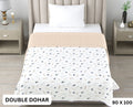 Sweety Double Dohar Semi 90 x 100 in - 1 Pc (Design 0491)