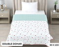 Sweety Double Dohar Semi 90 x 100 in - 1 Pc (Design 0492)