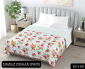Nandani Single Dohar Semi 60 x 90 in - 2 Pcs (Design 0559)