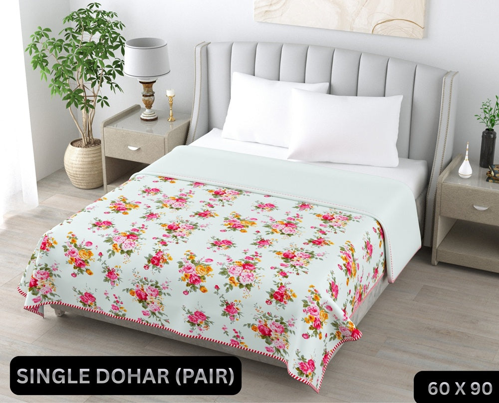 Nandani Single Dohar Semi 60 x 90 in - 2 Pcs (Design 0559)