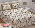 Rosemary Bedsheet Set 70 x 100 in - 3 Pcs (Design 1103)