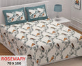 Rosemary Bedsheet Set 70 x 100 in - 3 Pcs (Design 1104)