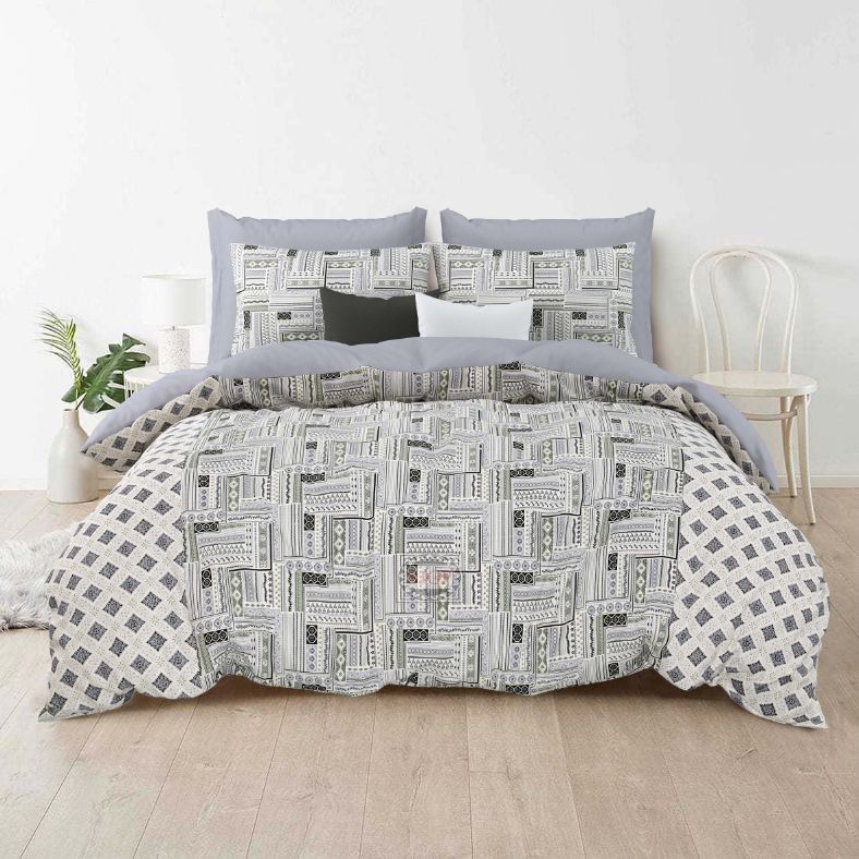 Rozee Bedsheet Set 90 x 108 in - 3 Pcs (Design 1241)