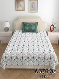 Kashida Bedsheet Set 63 x 90 in - 4 Pcs (Design 1141)