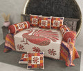 Barmeri Diwan Set with Foam 63 x 90 in - 8 Pcs (Design 1333)