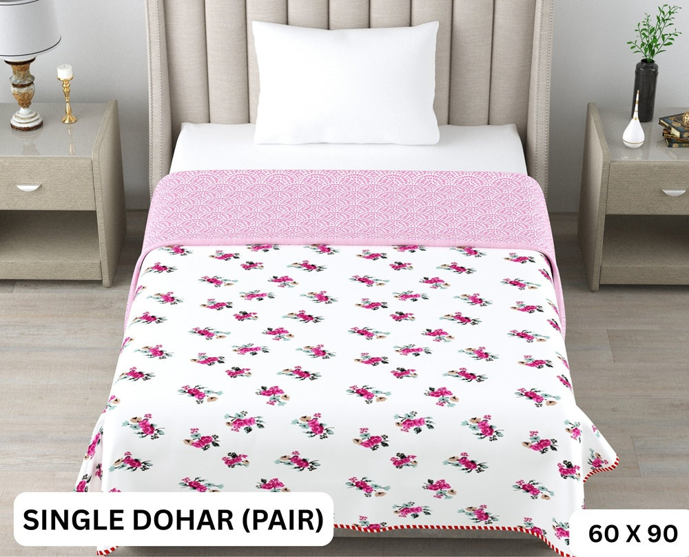 Sweety Single Dohar Semi 60 x 90 in - 2 Pcs (Design 0644)