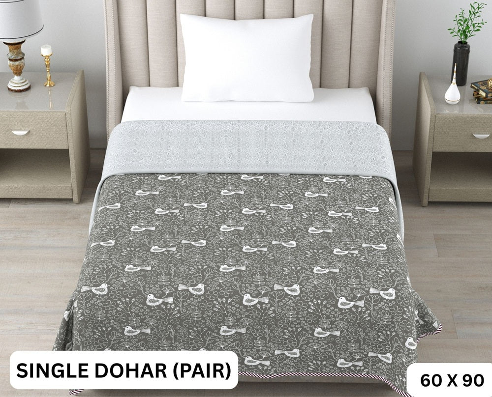 Sweety Single Dohar Semi 60 x 90 in - 2 Pcs (Design 0662)