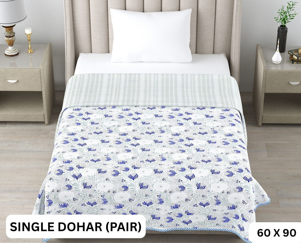 Sweety Single Dohar Semi 60 x 90 in - 2 Pcs (Design 0664)