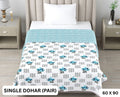 Sweety Single Dohar Semi 60 x 90 in - 2 Pcs (Design 0666)