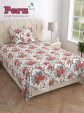 Peru Bedsheet Set 63 x 90 in - 4 Pcs (Design 1214)