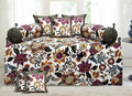 Lavish Diwan Set without Foam 70 x 100 in - 8 Pcs (Design 1263)
