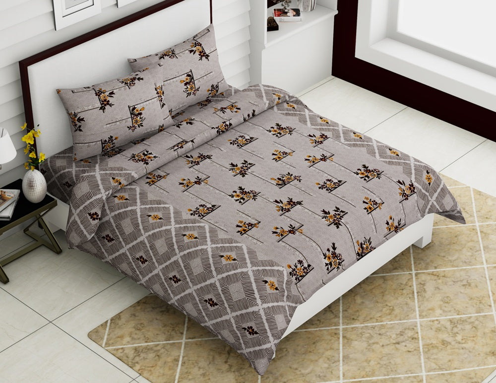 Rozee Bedsheet Set 90 x 108 in - 3 Pcs (Design 1540)