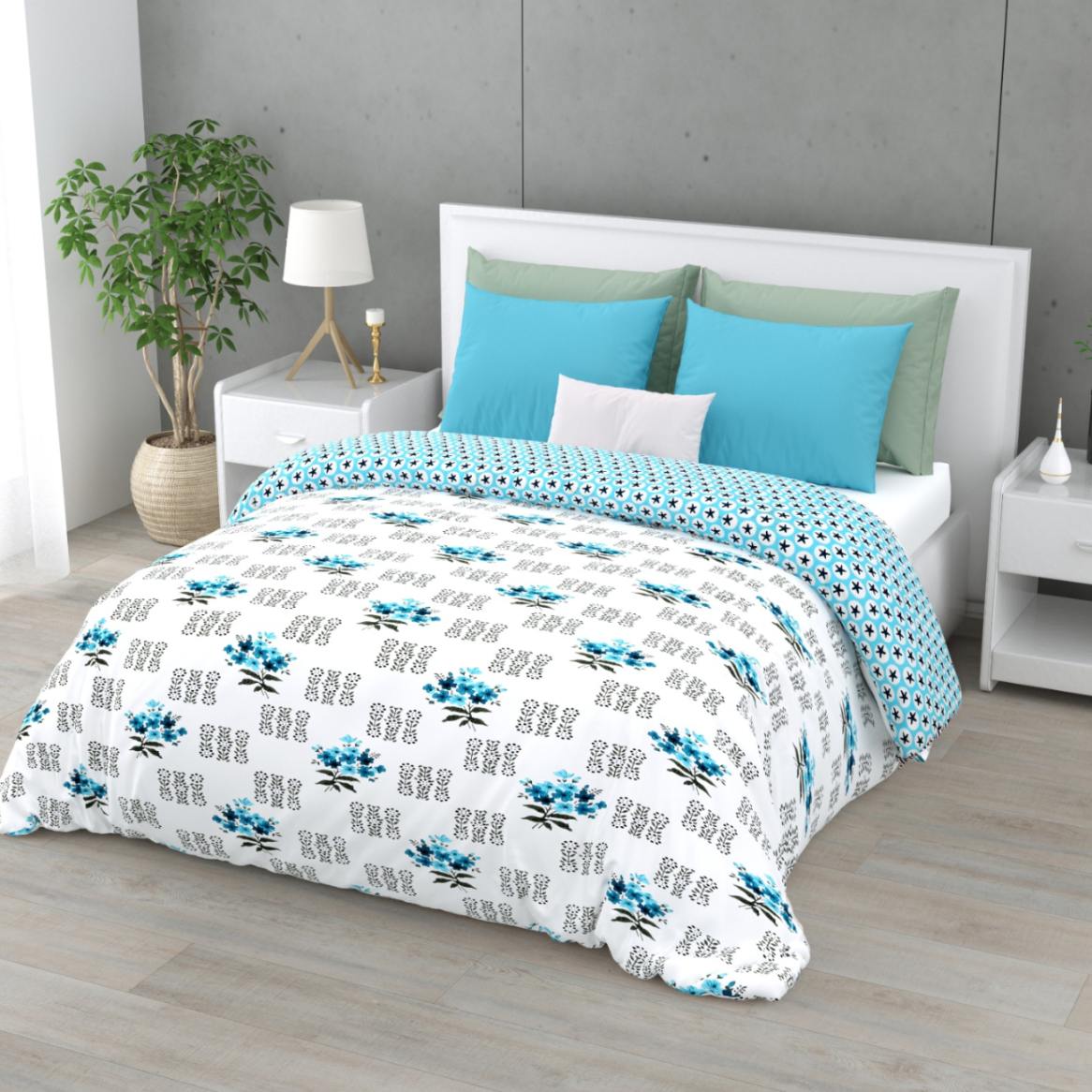Sweety Double Comforter 90 x 100 in - 1 Pc (Design 1509)