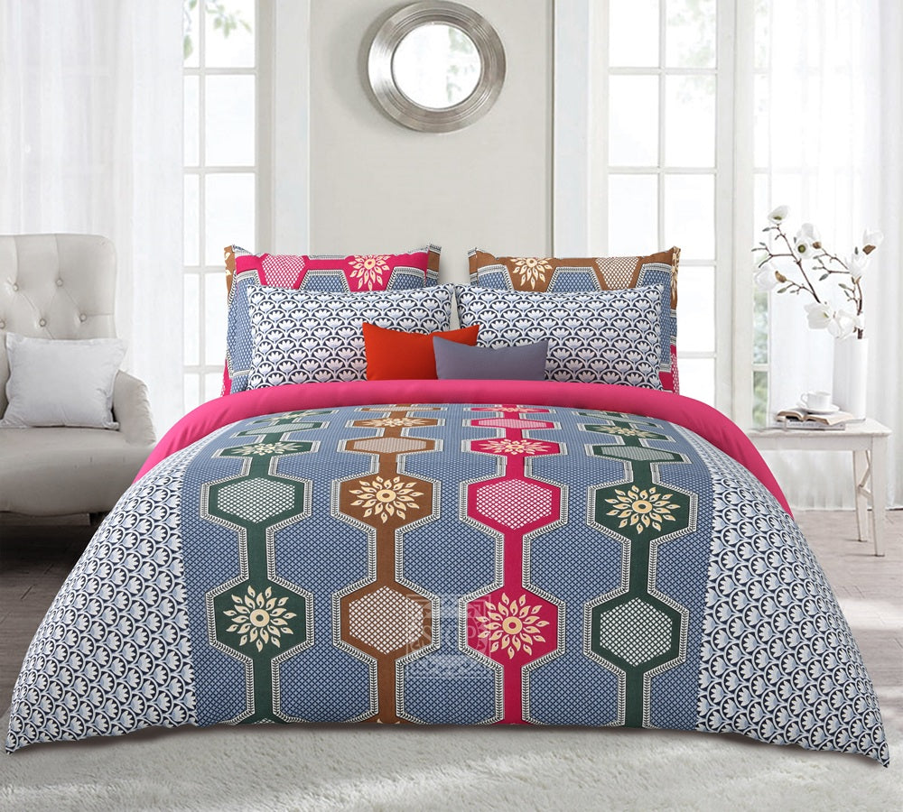 Rozee Bedsheet Set 90 x 108 in - 3 Pcs (Design 1674)