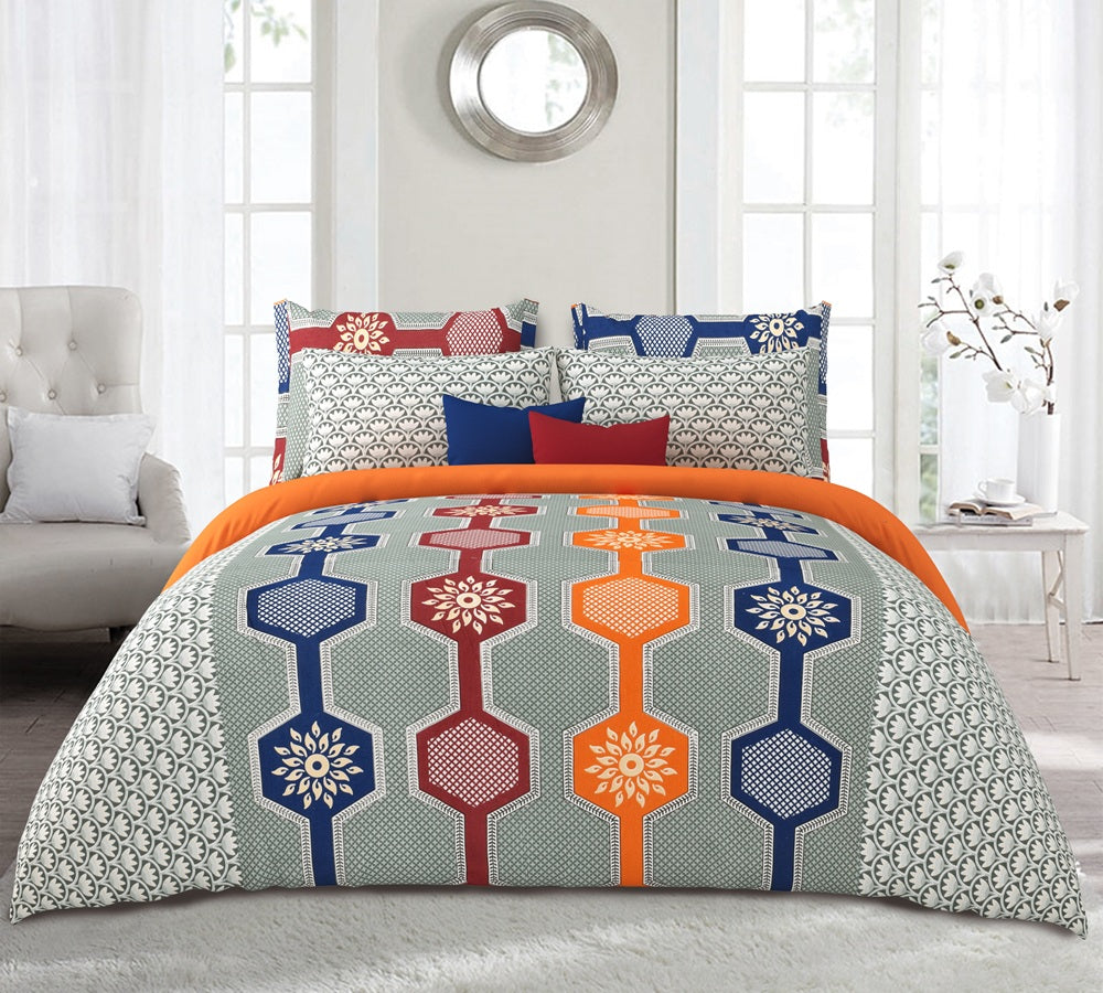 Rozee Bedsheet Set 90 x 108 in - 3 Pcs (Design 1675)
