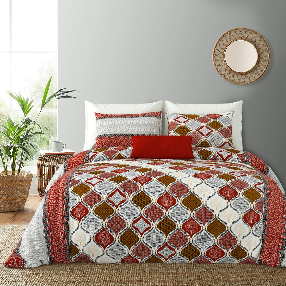Rozee Bedsheet Set 90 x 108 in - 3 Pcs (Design 1676)