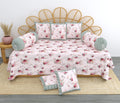 Lavish Diwan Set without Foam 70 x 100 in - 8 Pcs (Design 1692)