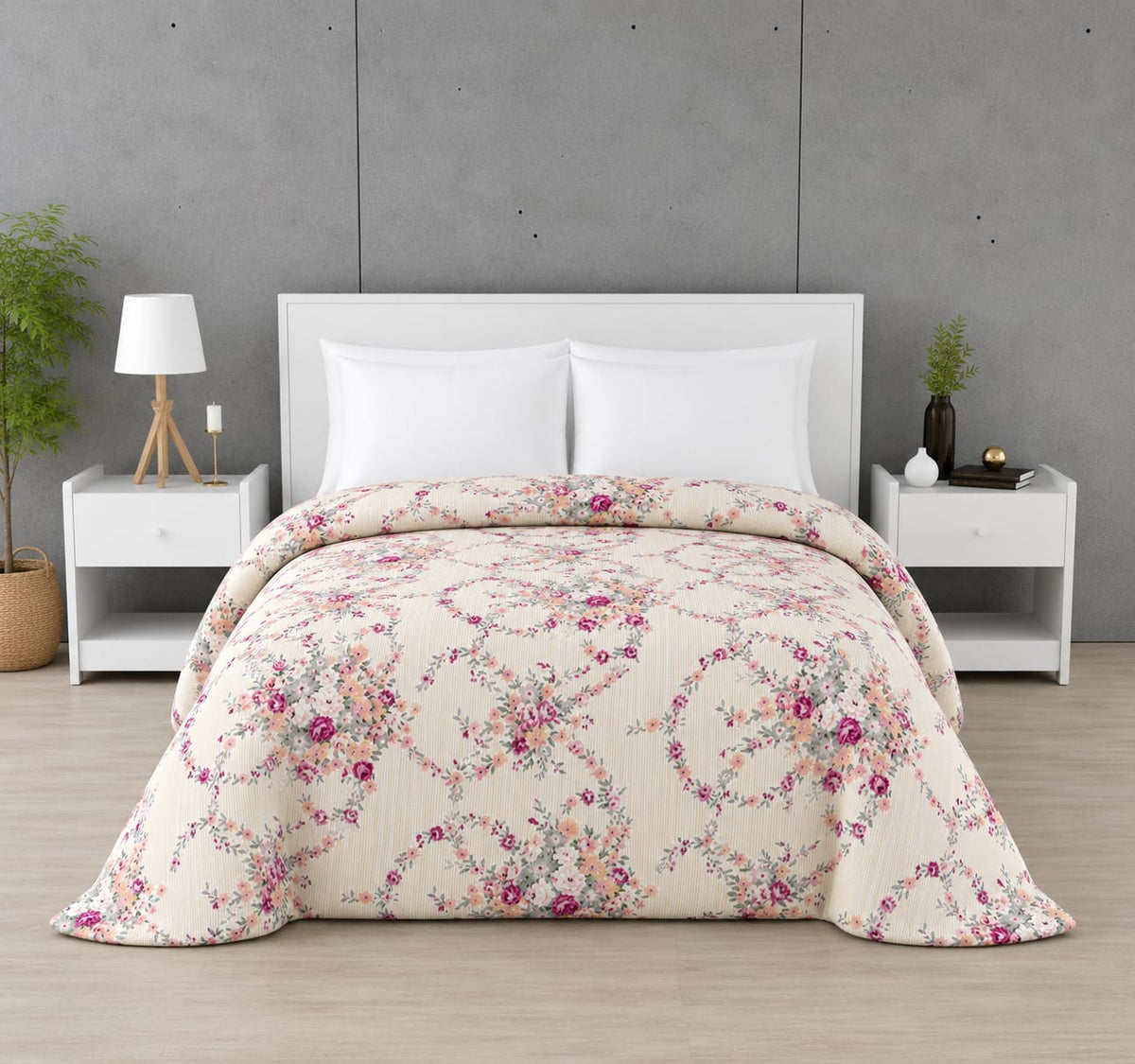 Nandani Double Comforter 90 x 100 in - 1 Pc (Design 1736)