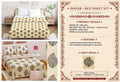 Handwork Katha Dohar and Bedsheet Set 90 x 100 and 108 x 108 in - 4 Pcs (Design 1900)