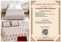 Handwork Katha Dohar and Bedsheet Set 90 x 100 and 108 x 108 in - 4 Pcs (Design 1913)